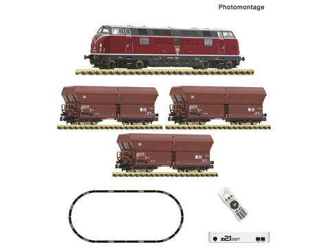 Fleischmann 5170003 N Gauge DB BR221 Diesel Freight Starter Set IV (DCC-Fitted)