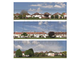 Gaugemaster GM707 OO Gauge Housebacks Large Photo Backscene (2744mmx304mm)