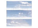 Gaugemaster GM755 N Gauge Cloudy Sky Small Photo Backscene (1372x152mm)