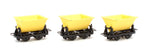 Peco GR-332 OO-9 Gauge Hudson Rugga V Skip Wagon Set of 3 (Yellow)