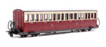 Peco GR-602B OO-9 Gauge FR Short "Bowsider" Bogie Coach-Red & Cream No 18