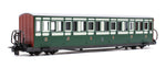 Peco GR-621B OO-9 Gauge FR Long "Bowsider" Bogie Coach-Early Preservation Green 20