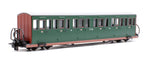 Peco GR-623B OO-9 Gauge FR Long "Bowsider" Bogie Coach-Col Stephens Green No 20