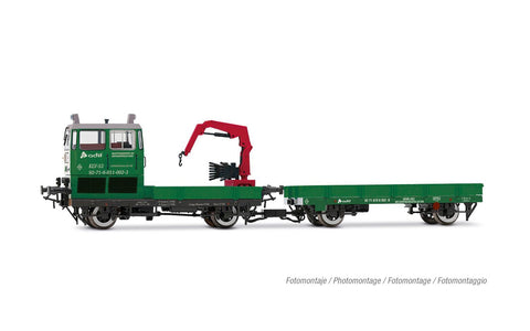 Electrotren HE2011 HO Gauge ADIF KLV53 Diesel Maintenance Vehicle VI