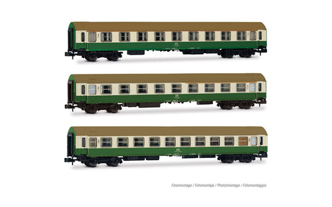 Arnold HN4482 N Gauge DR OSShD Type B A/AB/Bc Coach Set (3) IV