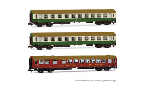 Arnold HN4483 N Gauge DR OSShD Type B WR/B Coch Set (3) IV