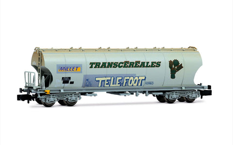 Arnold HN6705 N Gauge F-MISA Millet 4 Axle Cereal Hopper w/Graffiti VI