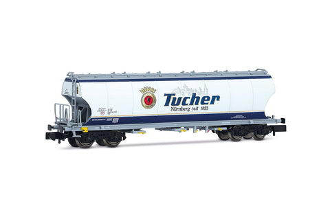 Arnold HN6708 N Gauge Tucher 4 Axle Cereal Hopper Light Blue V