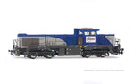 Jouef HJ2471S HO Gauge Europorte DE18 Diesel Loco Silver/Blue VI (DCC-Sound)