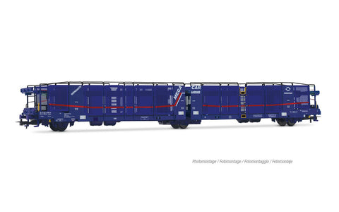 Jouef HJ6316 HO Gauge Transfesa/Hispanauto Laeks Mega Car Carrier Blue VI