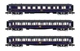 Arnold HN4402 N Gauge 3-Piece Set Train Blue Train Car, Ep. III, CIWL