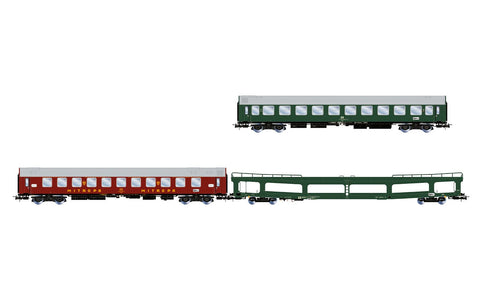 Rivarossi HR4418 HO Gauge DR Berlin-Lorrach Bc/WLAB/DDm Sleeper Coach Set (3) IV