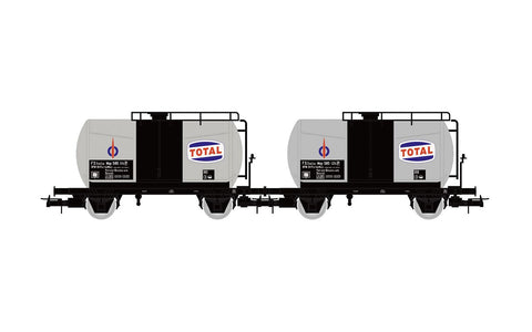 Rivarossi HR6565 HO Gauge FS Total 2 Axle Tank Wagon Set Silver (2) III