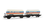 Rivarossi HR6643 HO Gauge DB Linde Zgs 2 Axle Gas Tank Wagon Set (2) IV