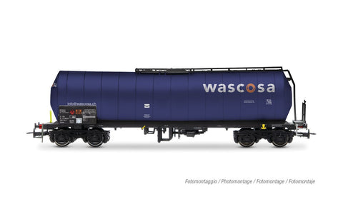 Rivarossi HR6666 HO Gauge Wascosa Bogie Tank Wagon Blue VI