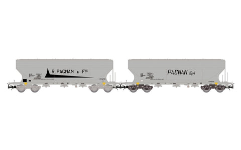 Rivarossi HR6678 HO Gauge FS Pagnan Uas Hopper Wagon Set (2) IV