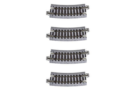 Kato 20-101 N Gauge Unitrack (R249-15) Curved Track 15 Degree 4pcs