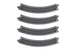 Kato 20-172 N Gauge Unitrack Compact (R183-45) Curved Track 45 Degree 4pcs