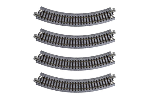 Kato 20-172 N Gauge Unitrack Compact (R183-45) Curved Track 45 Degree 4pcs