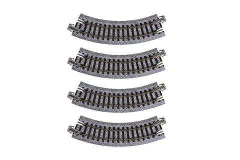 Kato 20-176 N Gauge Unitrack Compact (R117-45) Curved Track 45 Degree 4pcs