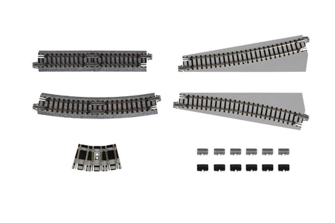 Kato 20-286 N Gauge Unitrack Turntable Curved Track Extension Set