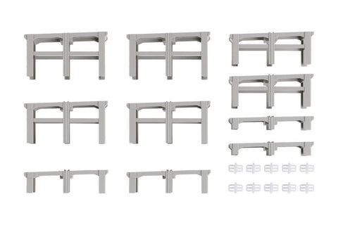 Kato 23-049 N Gauge Unitrack Double Track Gradual Incline Pier Set