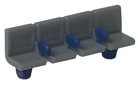 Peco NB-29 N Gauge Modern Platform Seating (12)