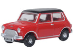 Oxford Diecast 76MN012 1:76/OO Gauge Austin Mini Cooper Tartan Red/Black