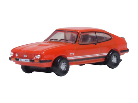 Oxford Diecast NCAP004 N Gauge Ford Capri Mk3 Sebring Red