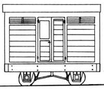 Dundas Models DM03A OO-9 Gauge Freelance 4 wheel Guards Van Kit