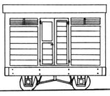 Dundas Models DM03A OO-9 Gauge Freelance 4 wheel Guards Van Kit