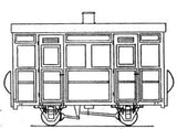 Dundas Models DM29 OO-9 Gauge 4 Wheel Coach 2 Comp Kit