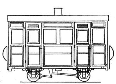 Dundas Models DM29 OO-9 Gauge 4 Wheel Coach 2 Comp Kit