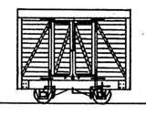 Dundas Models DM35 OO-9 Gauge 4 Wheel Goods Van Kit