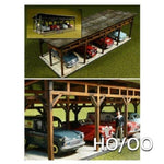 Proses LS-006 HO/OO Gauge Laser-Cut 4 Car Shed Kit