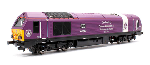 Hornby R30333 OO Gauge DB Cargo, Class 67, 67007 'Queen's Jubilee' - Era 11