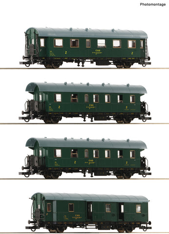 Roco 6200088 HO Gauge CSD Bi/Dd Coach Set (4) IV