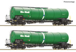 Roco 6600147 HO Gauge Onrail Zans Bogie Tank Wagon Set (2) VI