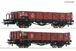 Roco 6600150 HO Gauge PKP Wddt Open Wagon Set (2) III