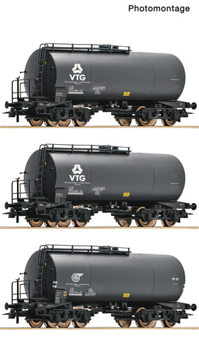 Roco 6600162 HO Gauge DB/VTG Bogie Tank Wagon Set (3) IV