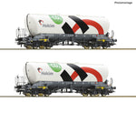 Roco 6600192 HO Gauge Holcim Uacns Bogie Silo Wagon Set (2) VI