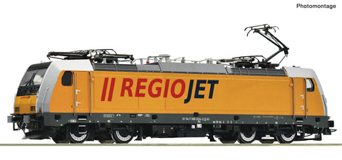 Roco 7510102 HO Gauge CD Regiojet Rh386 204-2 Electric Locomotive VI (DCC-Sound)