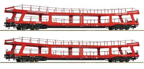 Roco 77047 HO Gauge BTE DDm Car Transporter Set (2) VI