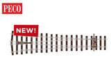 Peco SL-U1198 OO Gauge Code 75 Unifrog Bullhead Large Radius Y Point