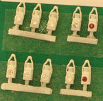 Springside DA19/10 OO Gauge BR White Head & Tail Lamps (Pack 10)