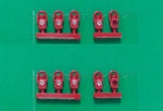 Springside DA2/10 OO Gauge GWR Head & Tail Lamps Red (Pk 10)