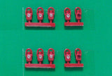 Springside DA2/10 OO Gauge GWR Head & Tail Lamps Red (Pk 10)