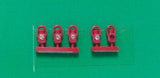 Springside DA2/5 OO Gauge GWR Head & Tail Lamps Red (Pk 5)