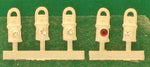 Springside DA3/5 OO Gauge SR Head & Tail Lamps White (Pk 5)