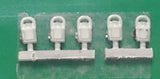 Springside DA4/5 OO Gauge LMS Head & Tail Lamps White (Pk5)